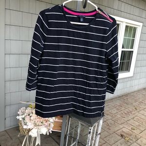 Striped Tommy Hilfiger quarter sleeve top